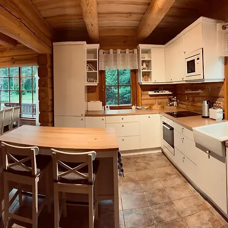Beautiful Log House By The Sea