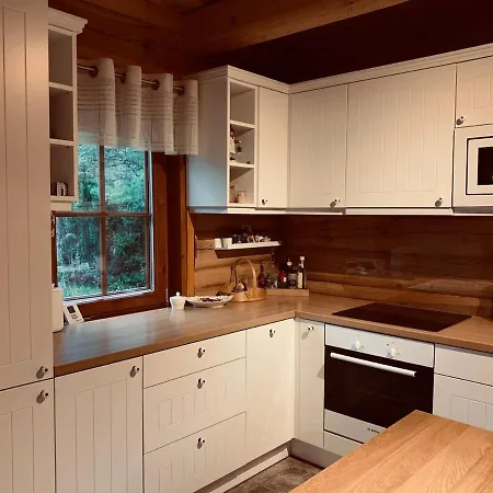 Apartmán Beautiful Log House By The Sea
